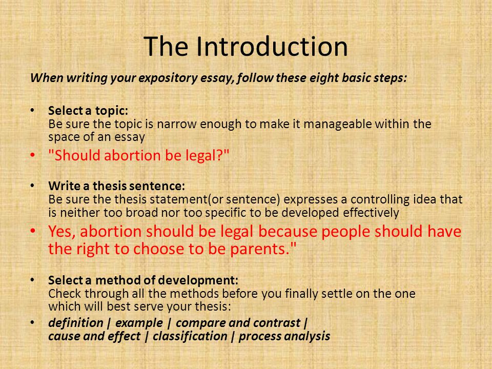 Abortion cause effect essay